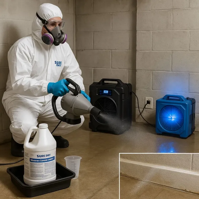 Sanitization and Odor Removal process in Blairsville, PA